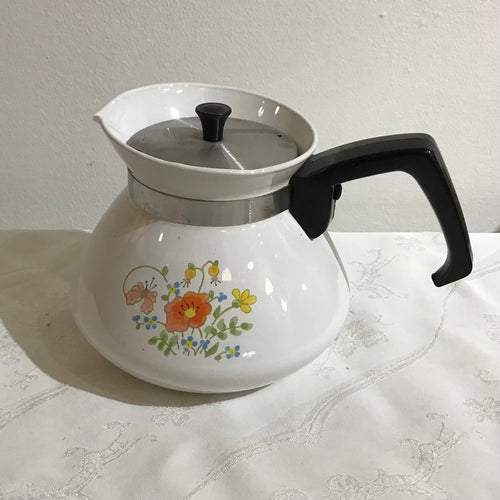 Vintage Corning Ware Wildflower Tea Pot