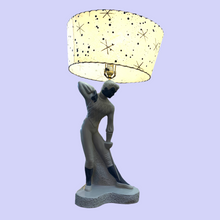 Load image into Gallery viewer, 1950s Chalkware Figural Lamp