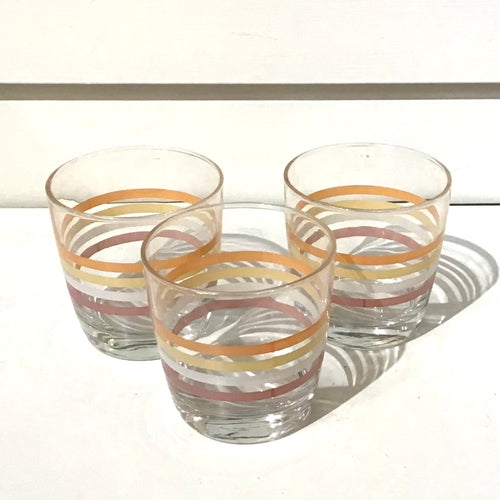 1980s Striped Glasses