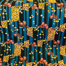 Load image into Gallery viewer, 1970s Mod Polyester Fabric Remnant