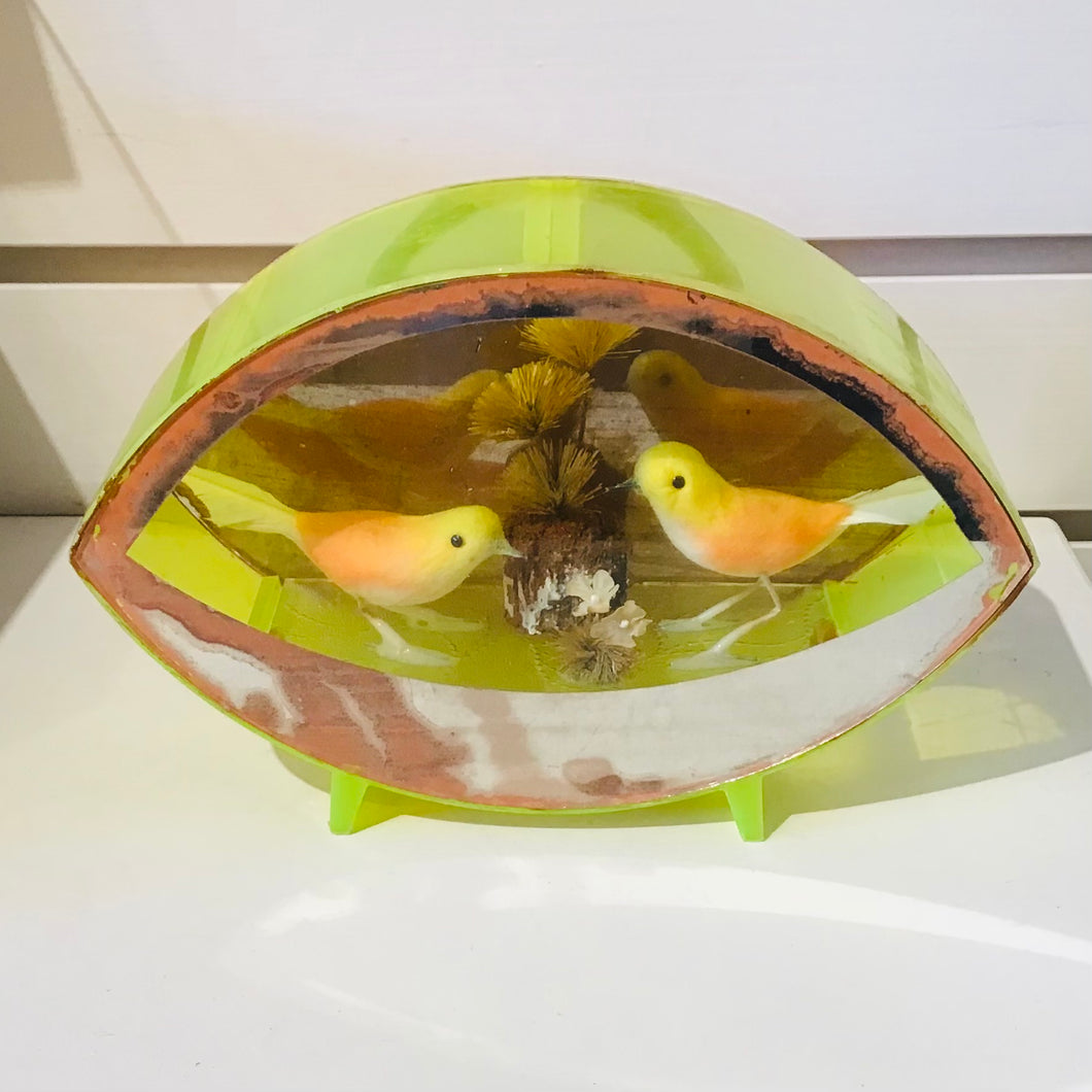 Vintage Lovebirds Diorama