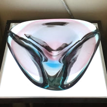 Load image into Gallery viewer, Purple &amp; Blue Art Glass Bowl