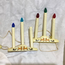 Load image into Gallery viewer, Vintage Electric Window Christmas Candles