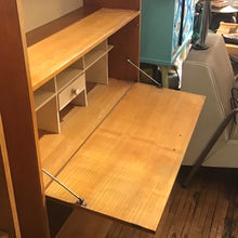 Load image into Gallery viewer, 1950s Blondewood Bookshelf Cabinet and Secretary Cabinet