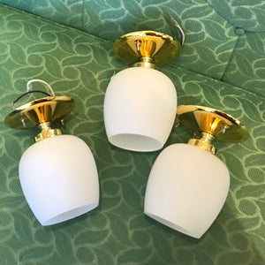 Deadstock Ceiling Mount Light Fixtures