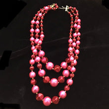 Load image into Gallery viewer, Vintage Multi-strand Beaded Necklaces