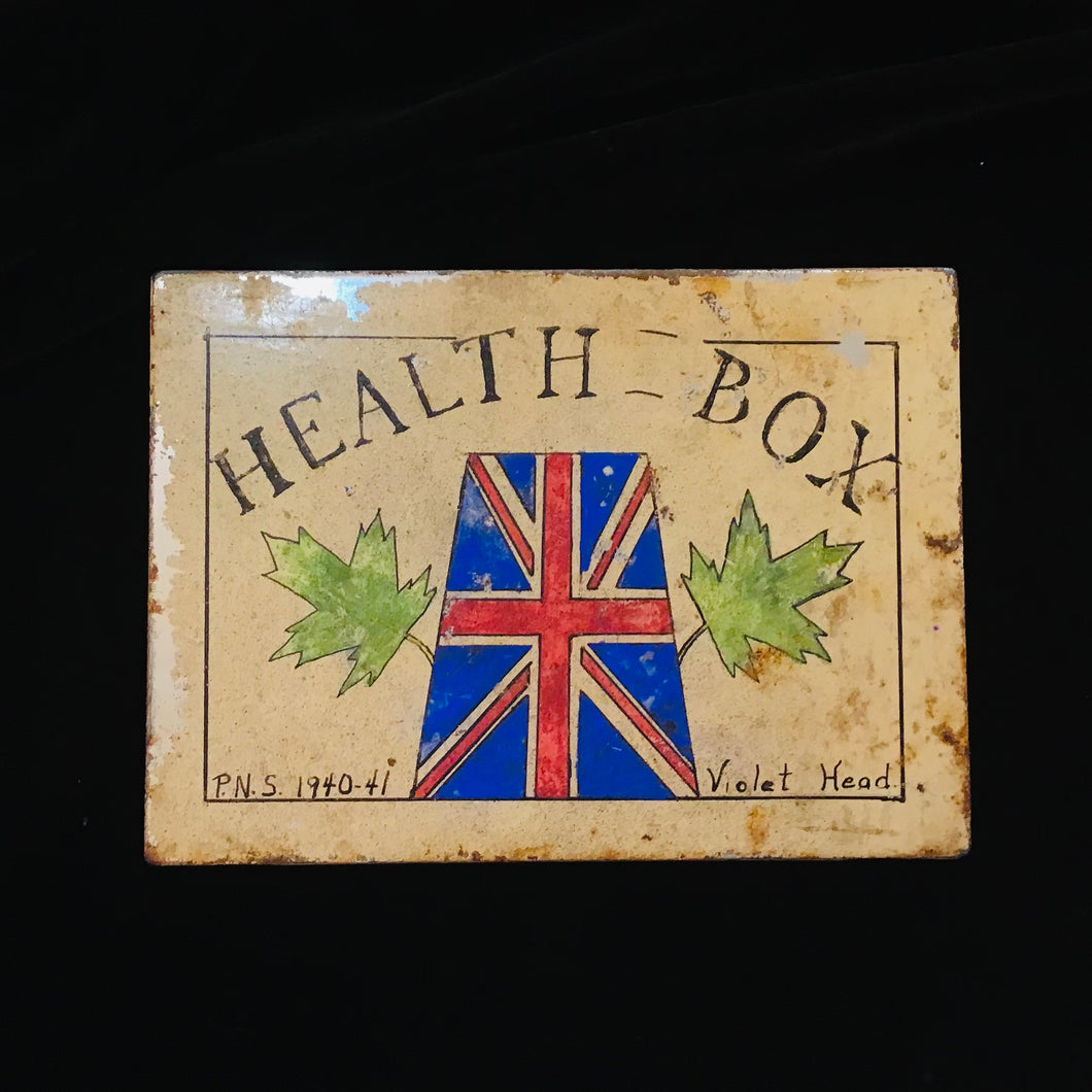 WWII Handpainted “Health-Box”