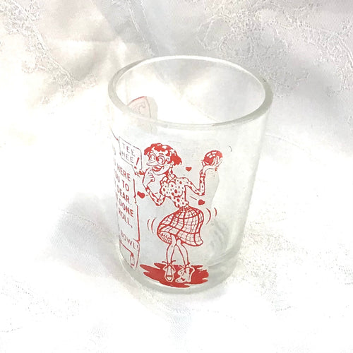 Novelty Bowling Theme Shotglass
