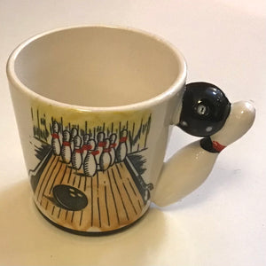 Vintage Bowling Theme Coffee Mug