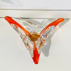 Orange Stretch Glass