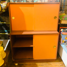 Load image into Gallery viewer, 1976 Two Piece Shelving Cabinet