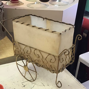 1950s “Flower Cart” Table Lamp