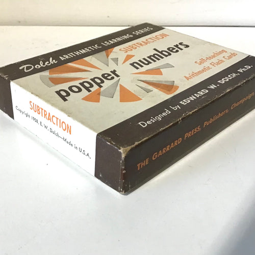 Dolch Arithmetic Learning Series - Subtraction Popper Numbers