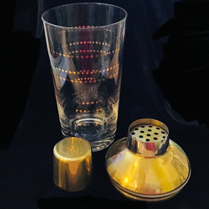 Vintage Glass Cocktail Shakers
