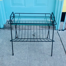 Load image into Gallery viewer, Vintage Metal Frame Magazine Table