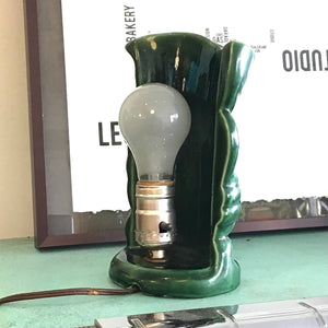 Vintage Ceramic Shell TV Lamp
