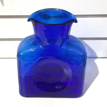 Load image into Gallery viewer, Blenko Cobalt Glass Water Carafe