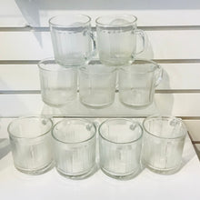 Load image into Gallery viewer, 1980s Glass Coffee Mugs