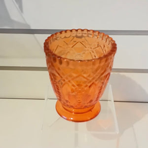 Pressed Carnival Glass Cup