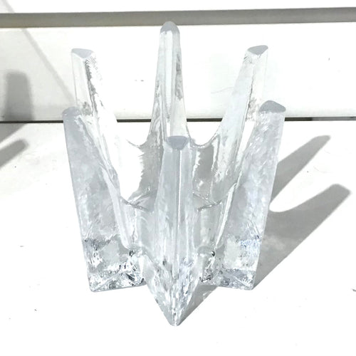 Vintage Belmondo Becker Glass Candle Holder