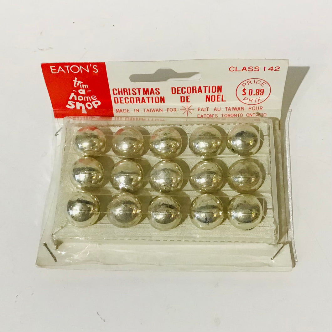 Deadstock Christmas Mini-Ball Ornaments
