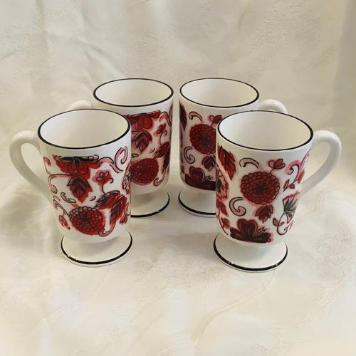 1965 Holt Howard Pedestal Coffee Mugs