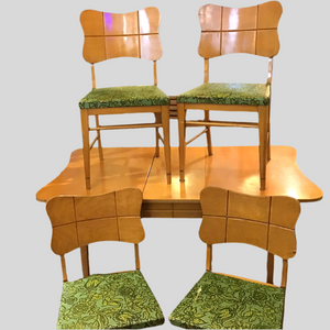 Late 1940s/early 1950s Blondewood Dining Set