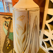 Load image into Gallery viewer, Vintage Glass &amp; Gold Table Lamps