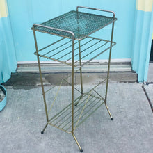 Load image into Gallery viewer, Vintage Brass Magazine Table