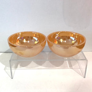 Fire King Peach Lustre Dishes