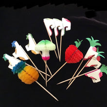 Load image into Gallery viewer, Honeycomb Paper Cocktail Picks