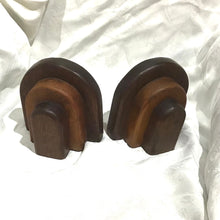 Load image into Gallery viewer, Art Deco Wooden Bookends