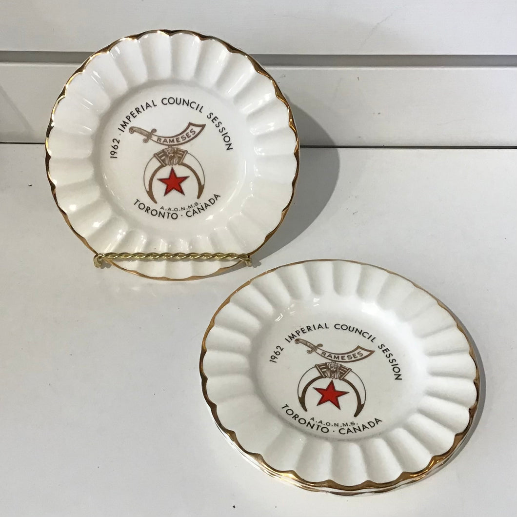 1962 Commemorative Shriners Plates