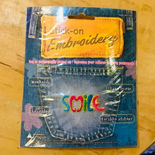 Load image into Gallery viewer, Deadstock Stick-On Embroidery