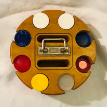 Load image into Gallery viewer, Vintage Poker Chips with Caddy