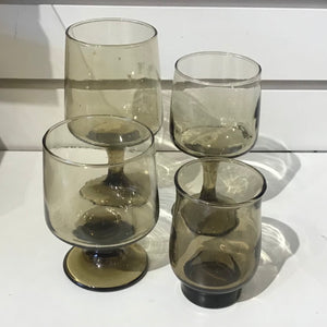 Smoked Glass Cocktail Glasses