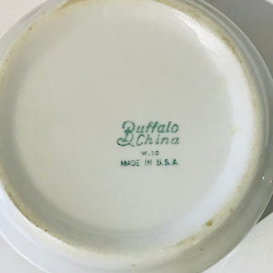 Buffalo China Diner Sugar Bowl