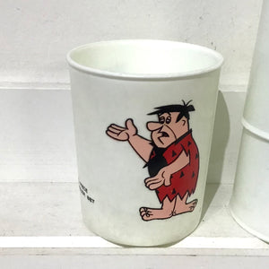 Vintage Fred Flintstone Nesting Tumbler Set