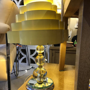 Vintage Boudoir Lamp with Venetian Blind Shade