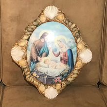 Load image into Gallery viewer, Vintage Religious Scenes in Seashell Frames
