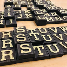 Load image into Gallery viewer, 1930s Vintage Anagrams Tiles