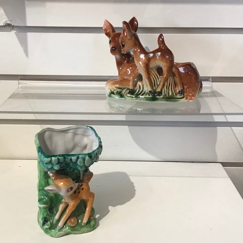 Vintage Deer Planters