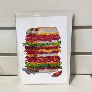 Sandwich Art by Salt and Paper