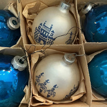 Load image into Gallery viewer, Vintage Boxed Set of 12 Glass Ornaments