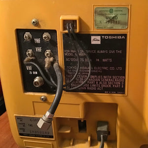 1977 Toshiba model C385C Television