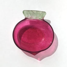 Load image into Gallery viewer, Vintage Studio Nova Glass Radish Shape Bowl