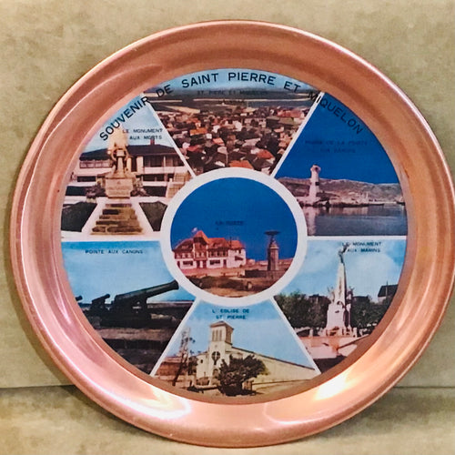 Souvenir Saint Pierre et Miquelon Tray