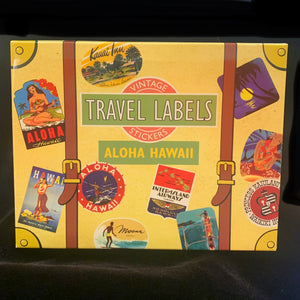 Aloha Hawaii - Vintage Travel Labels Stickers