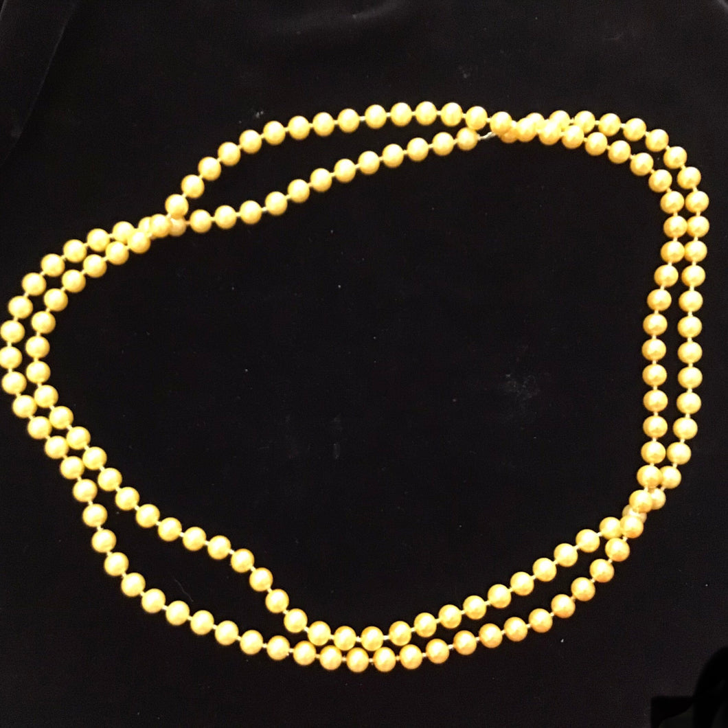 Vintage Single Strand Faux Pearls