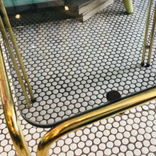 Load image into Gallery viewer, 1970s Brass Frame Side Tables